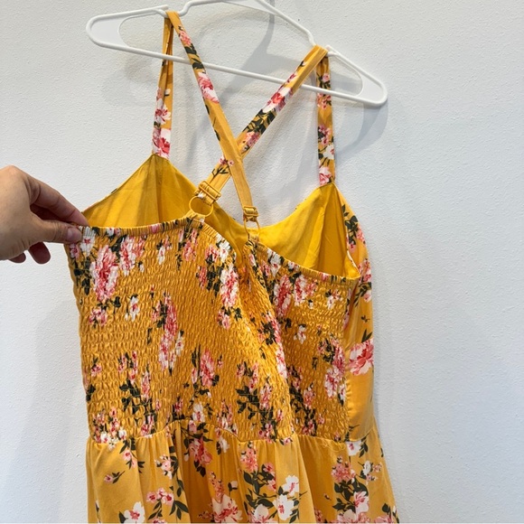 NOBO Floral Yellow High-Low Dress Size 2XL (19) - Picture 5 of 7
